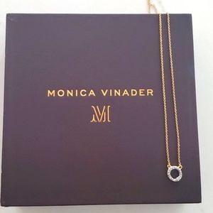 Monika Vinader Riva Mini Circle Necklace